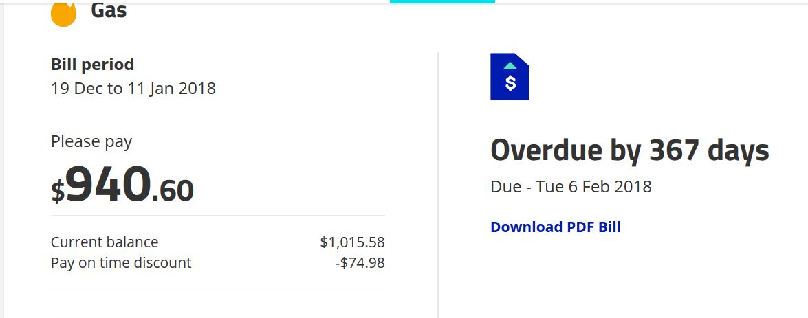 incorrect billing for 2nd time consecutively Neighbourhood AGL