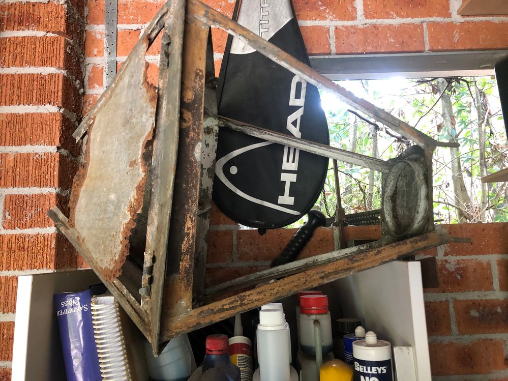 the remainder of the original lamp.