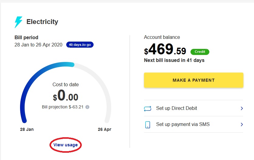 Solved Usage Data Download Neighbourhood AGL