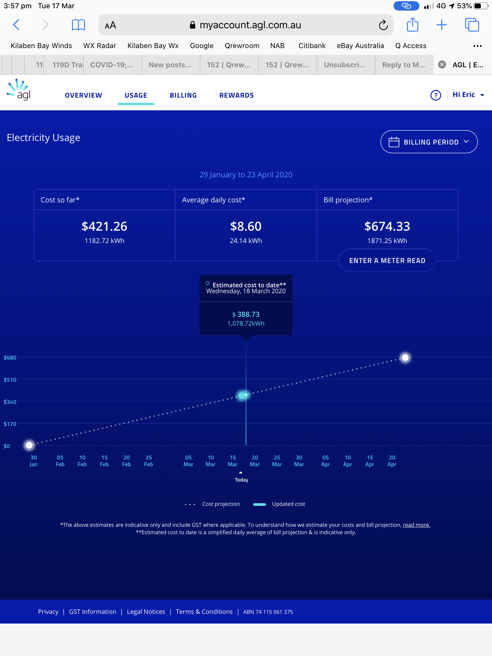 Solved Usage Data Download Neighbourhood AGL