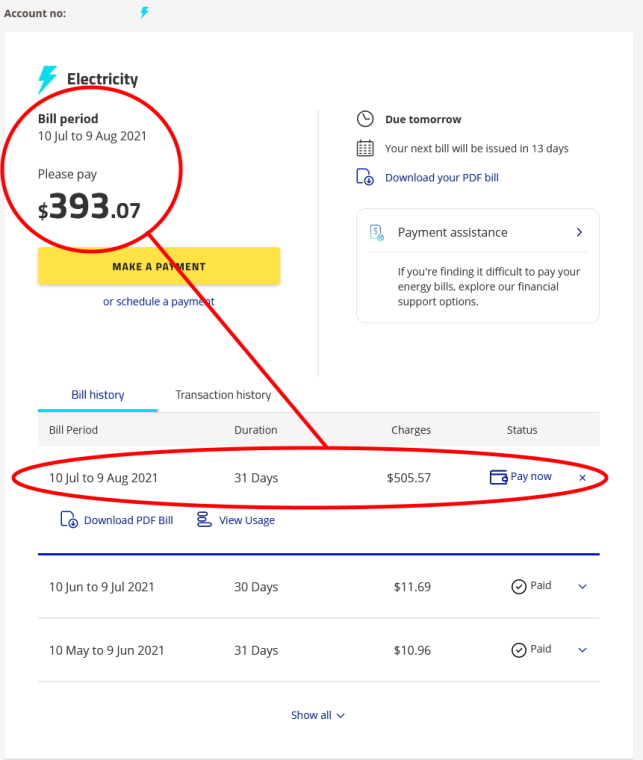 Solved credit applied but bill not recalculated https