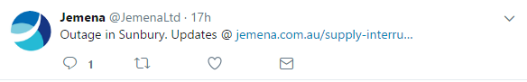 Jemena Tweet