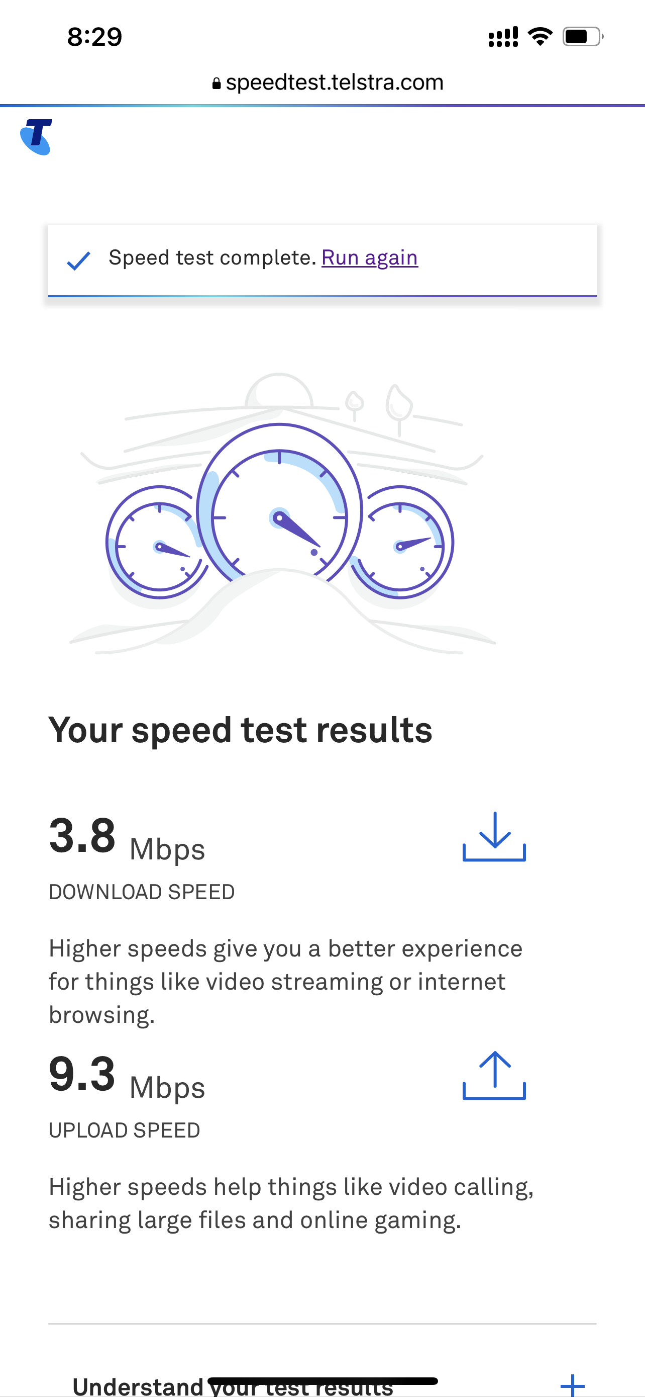 NBN speed super slow during night 1 2M for a home