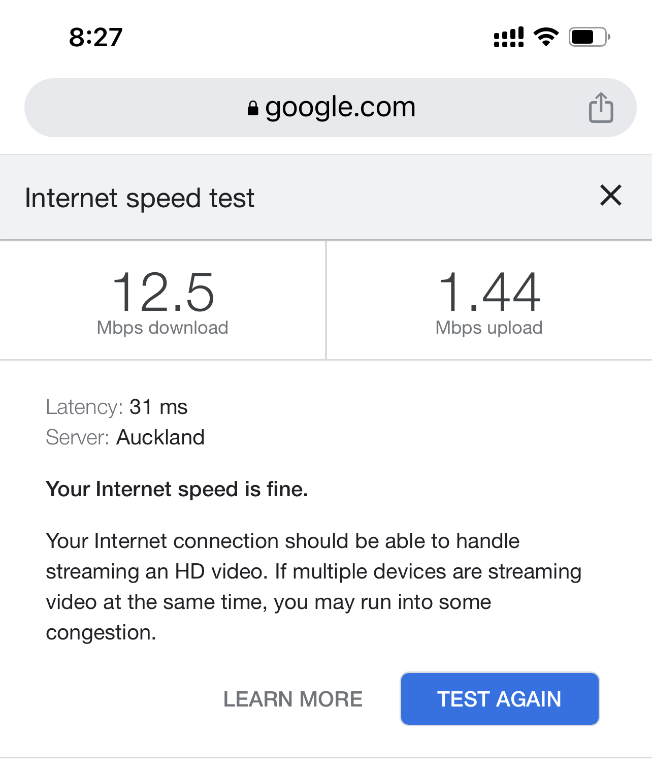 NBN speed super slow during night 1 2M for a home