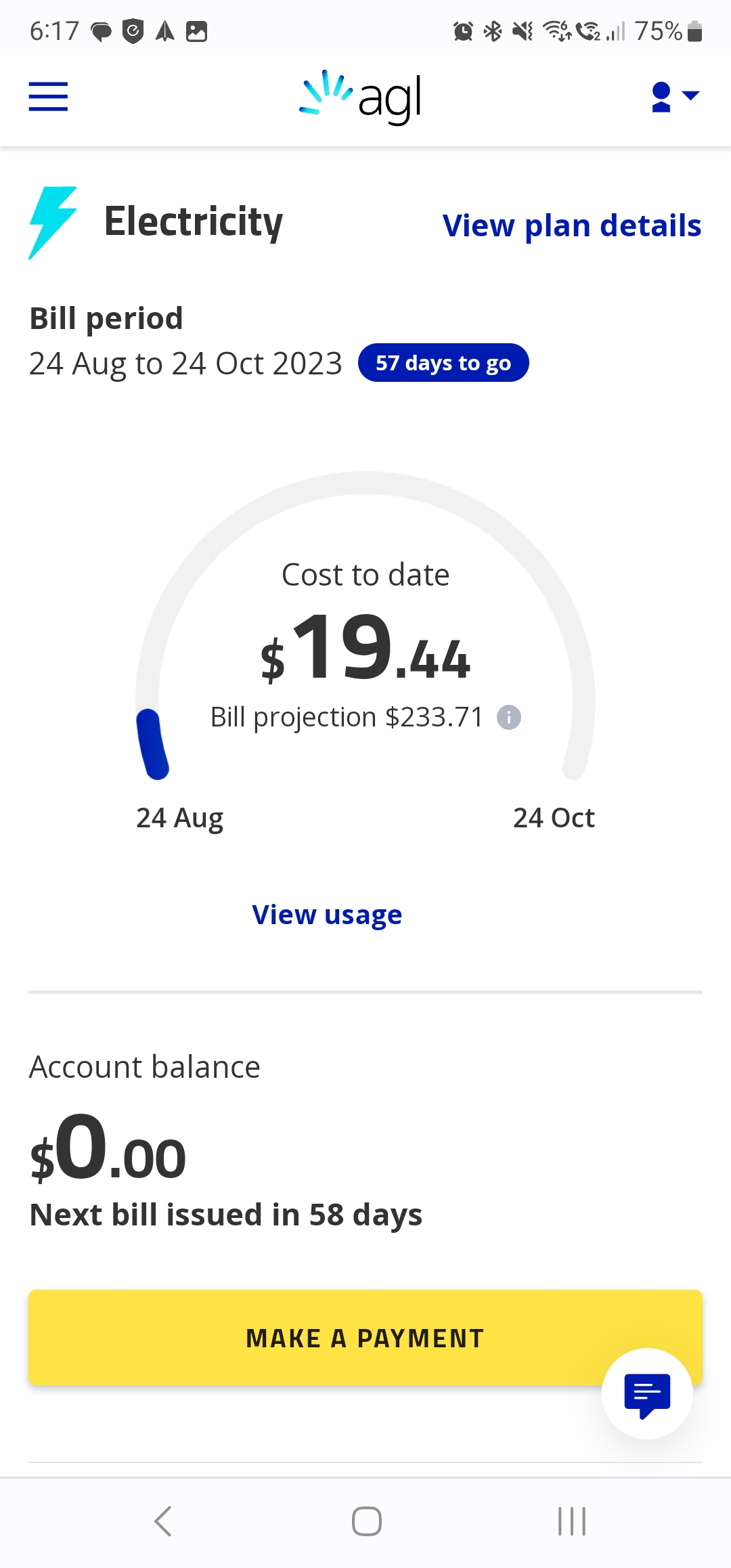 AGL App Website usage data price wrong Neighbourhood AGL