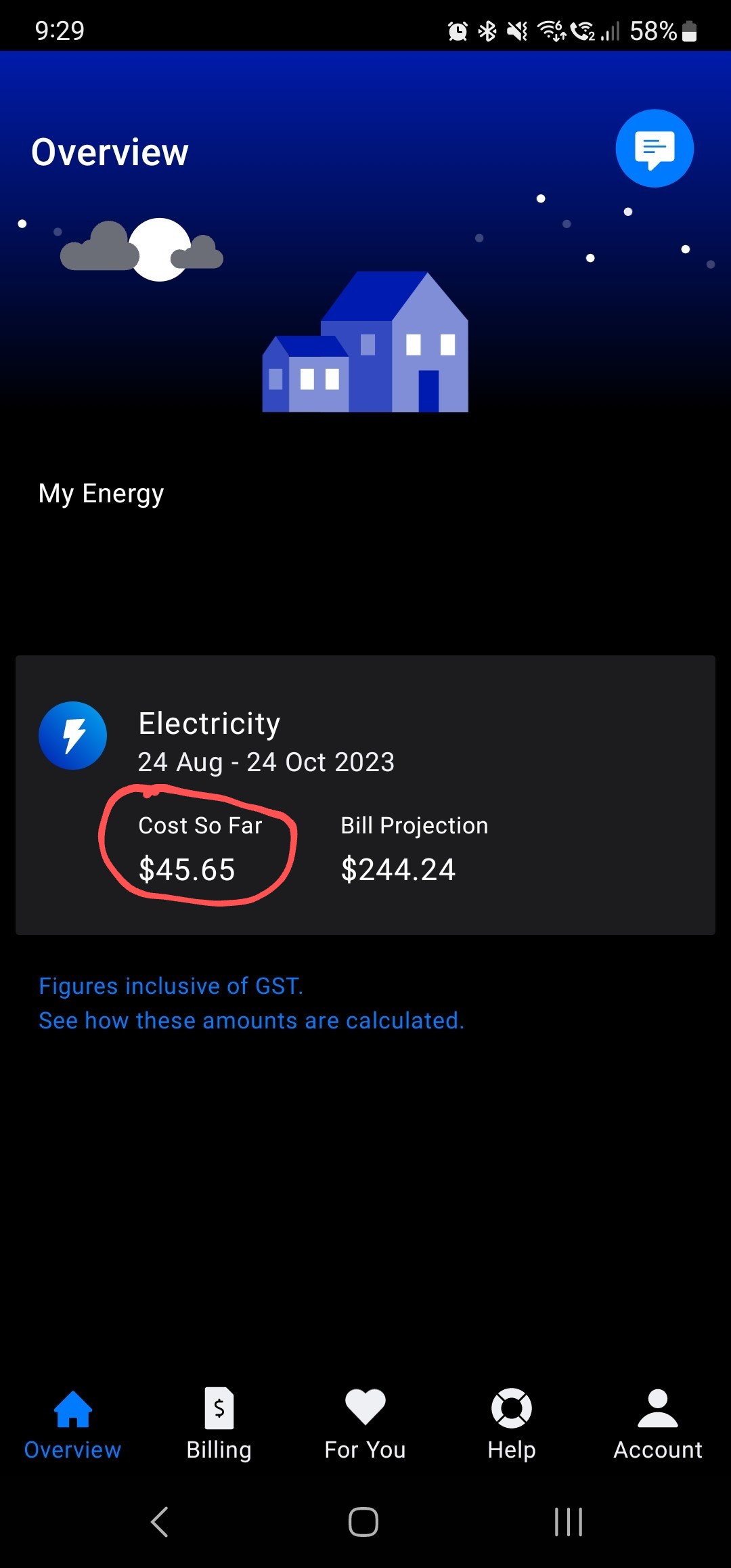 AGL App Website usage data price wrong Neighbourhood AGL