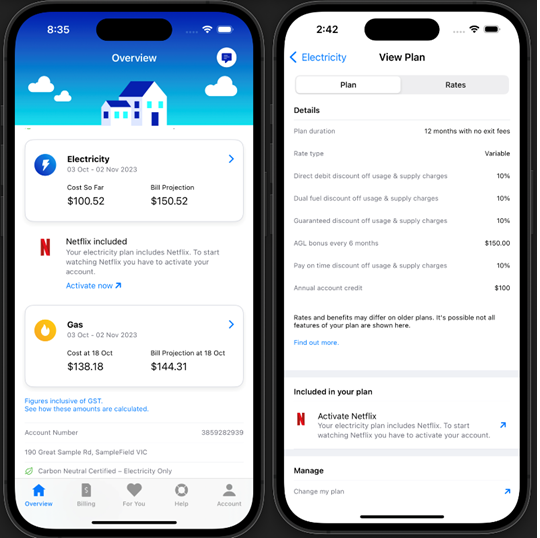 New AGL app features Netflix Activation + View Pl... Neighbourhood AGL