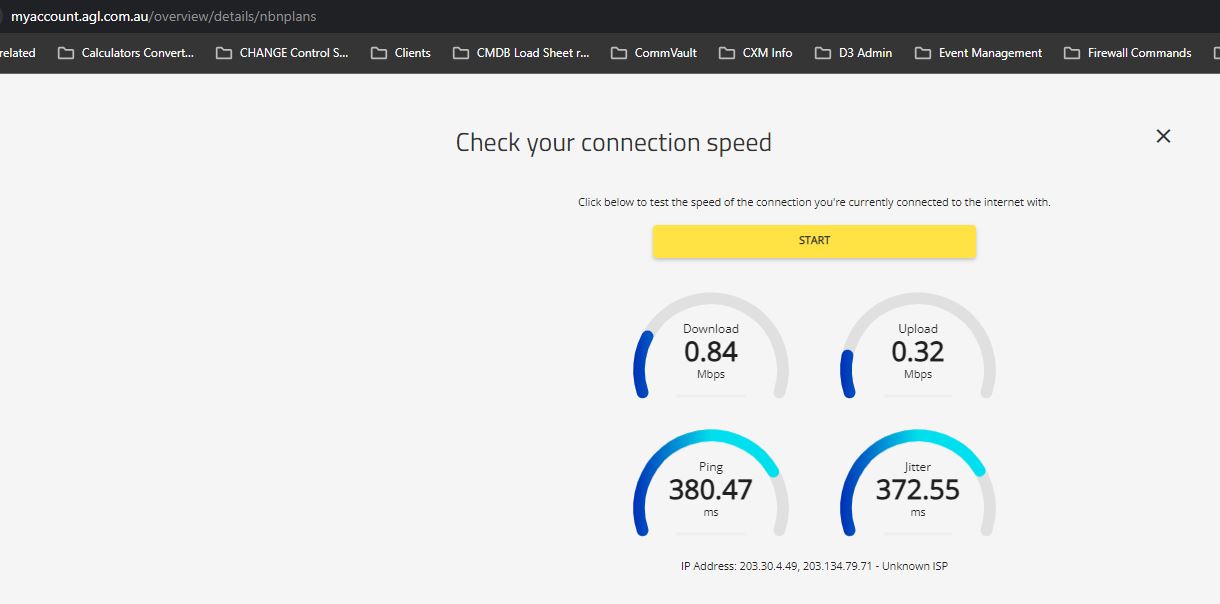 Solved Ridiculously slow internet speed Neighbourhood AGL