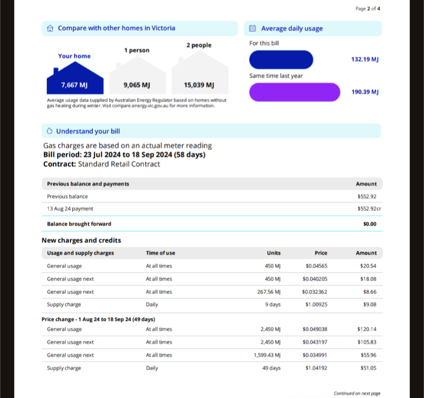 Why do I have duplicate general usage next on my b... - Neighbourhood | AGL