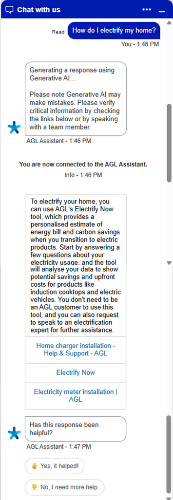 What’s New: GenAI Now Live in AGL Assistant! - Neighbourhood | AGL