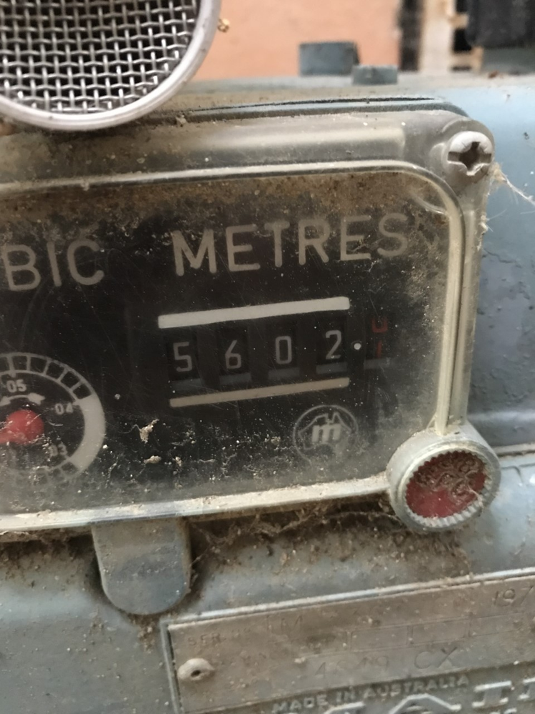 Actual Meter Read taken 27/03/2018